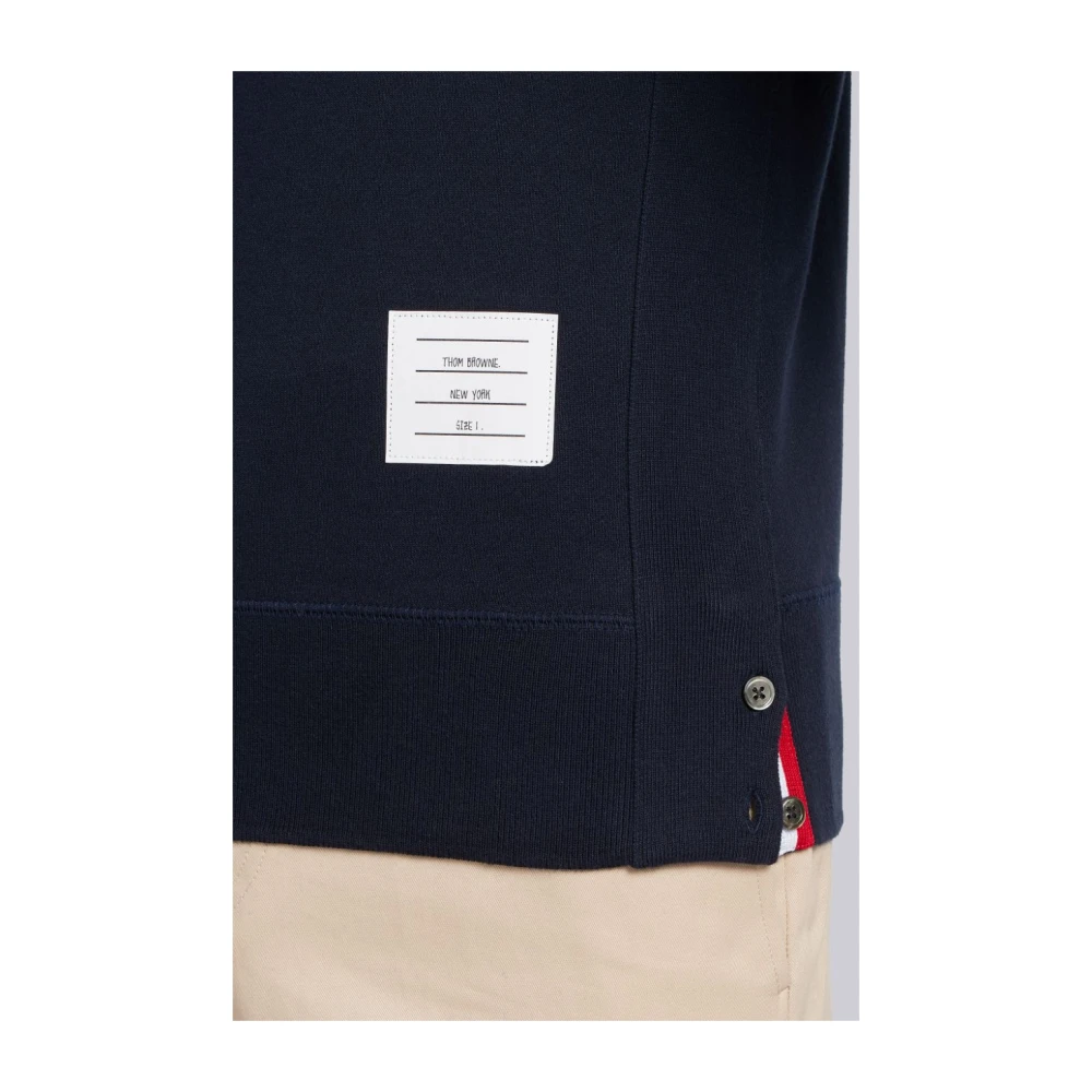 Thom Browne Stijlvolle Truien voor Heren Blue Heren