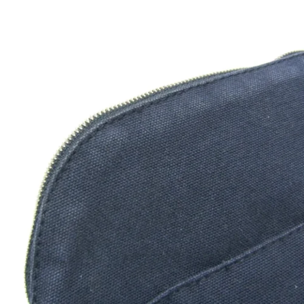 Hermès Vintage Pre-owned Cotton clutches Blue Dames
