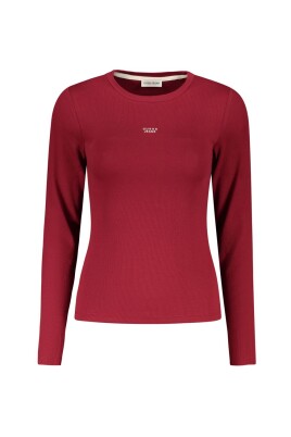 t-shirt-en-coton-rouge-pour-femme-avec-broderie