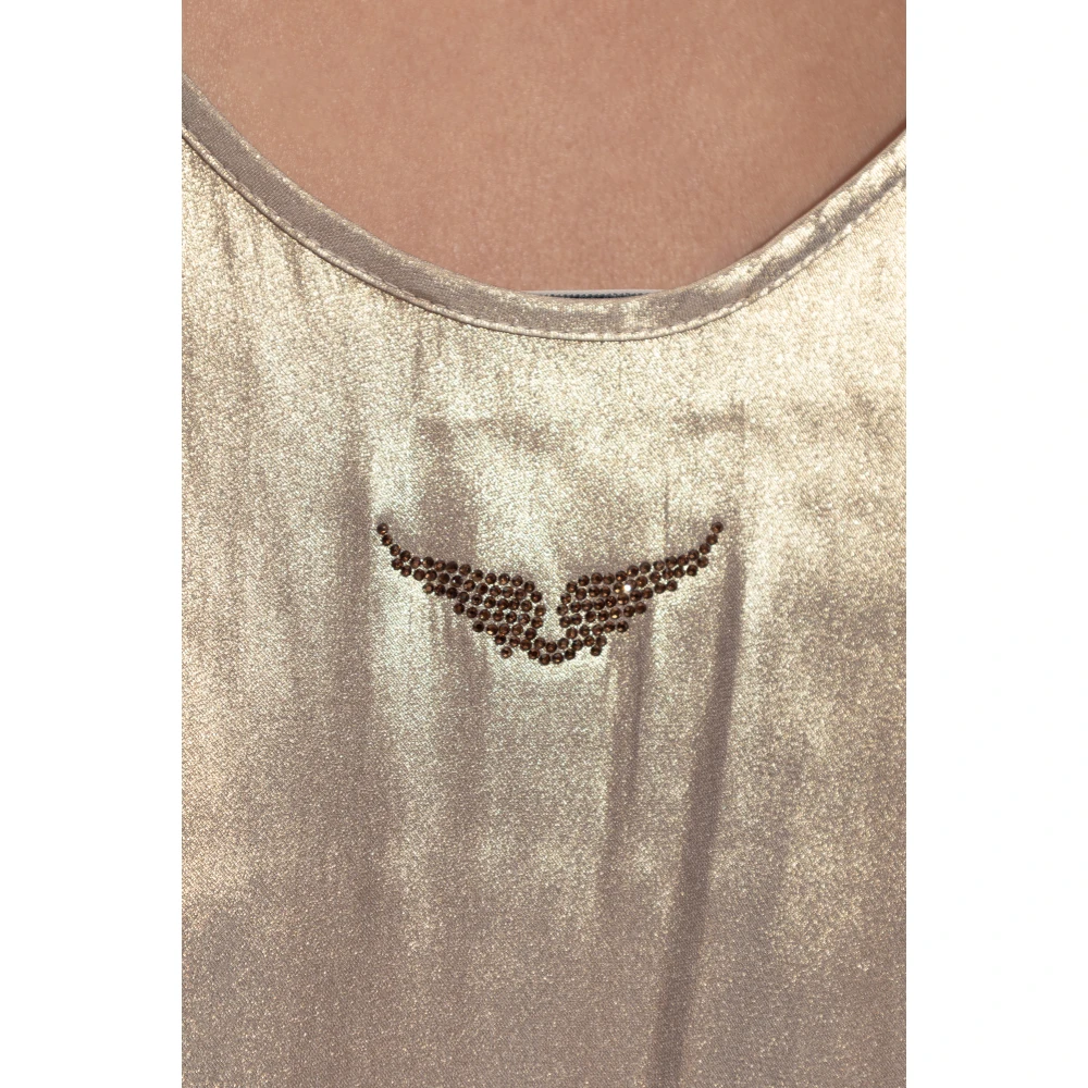 Zadig & Voltaire Top Tarys Yellow Dames