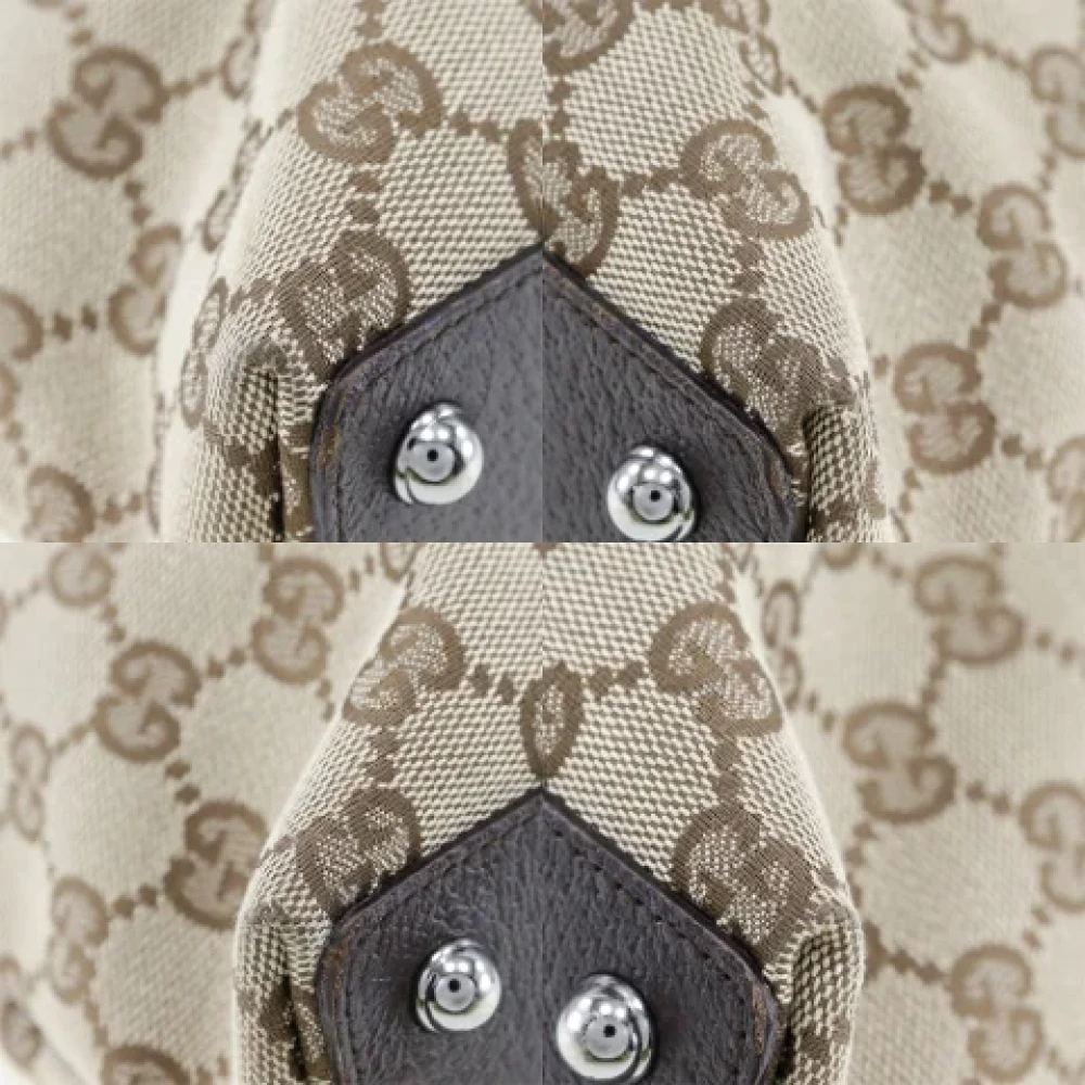 Gucci Vintage Pre-owned Canvas handbags Brown Dames