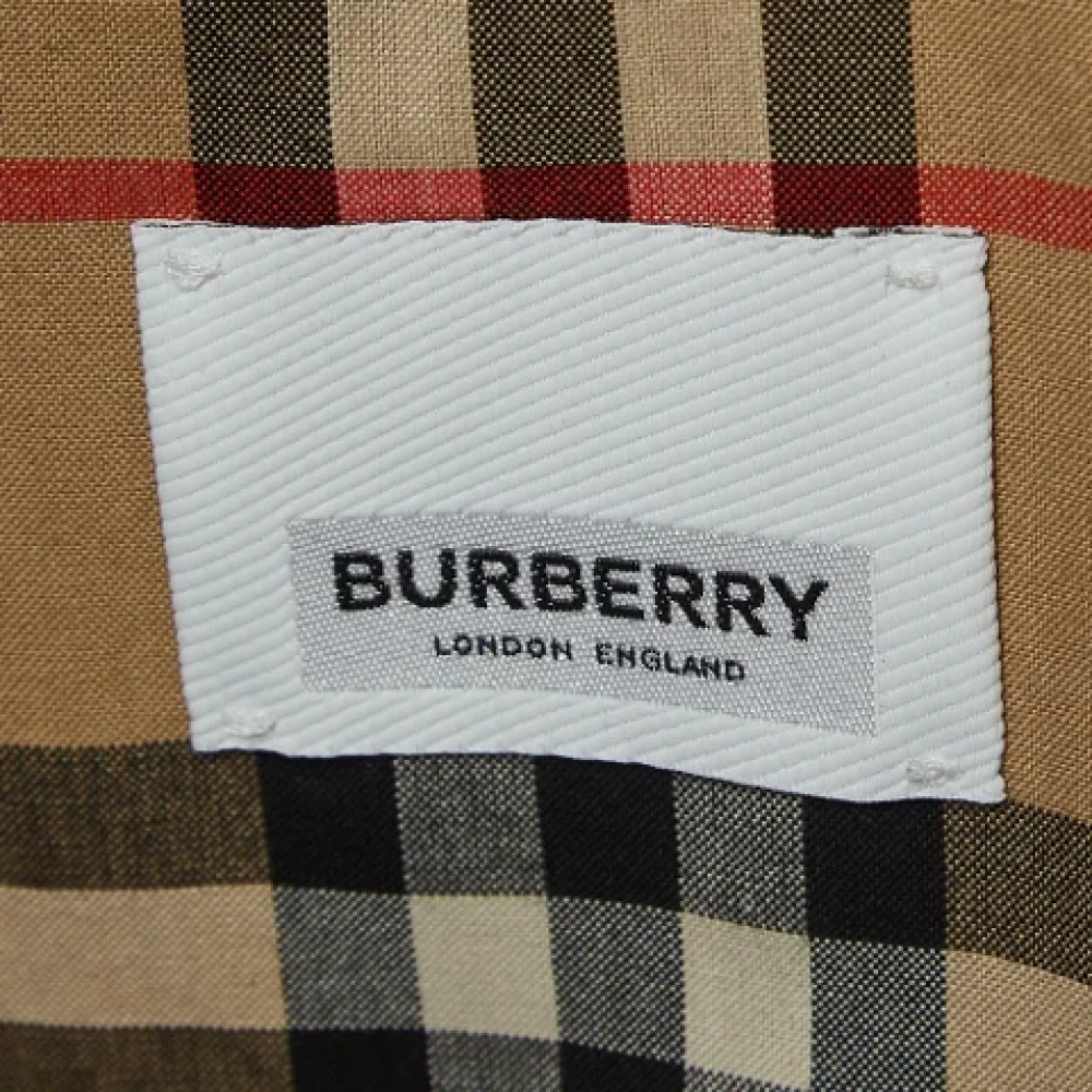 Burberry Vintage Pre-owned Fabric outerwear Black Dames