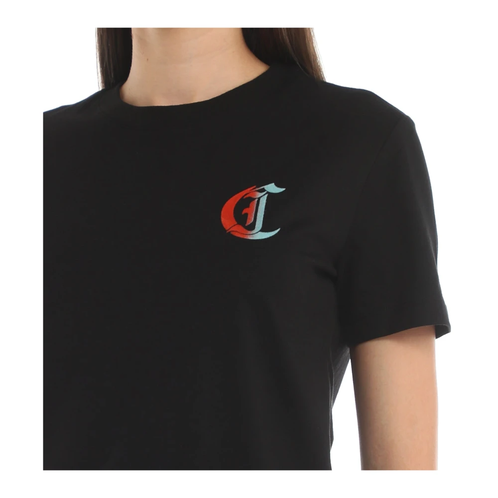 Just Cavalli Gedrukt T-shirt Black Dames
