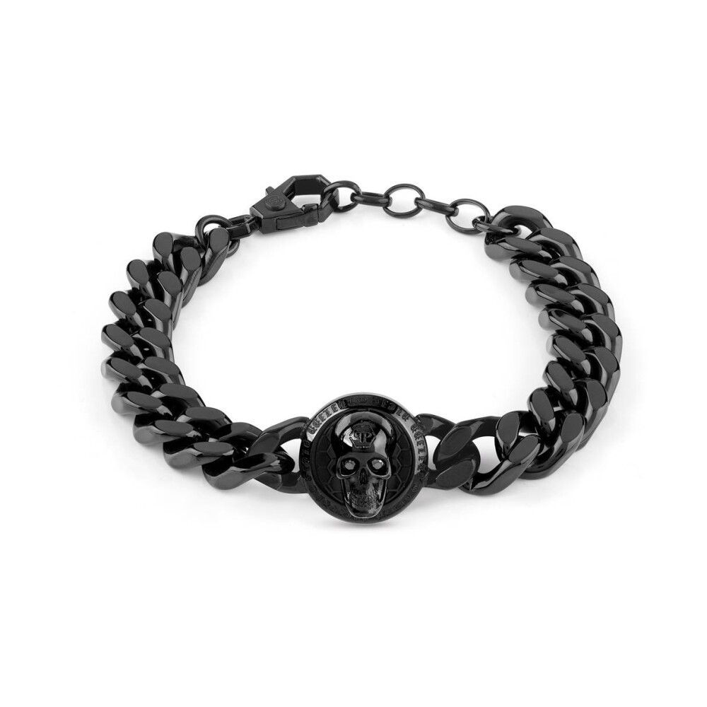 Mens skull clearance bracelets stainless steel