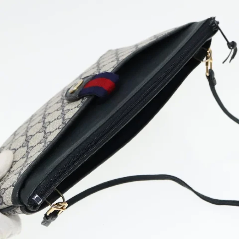 Gucci Vintage Pre-owned Leather gucci-bags Blue Dames