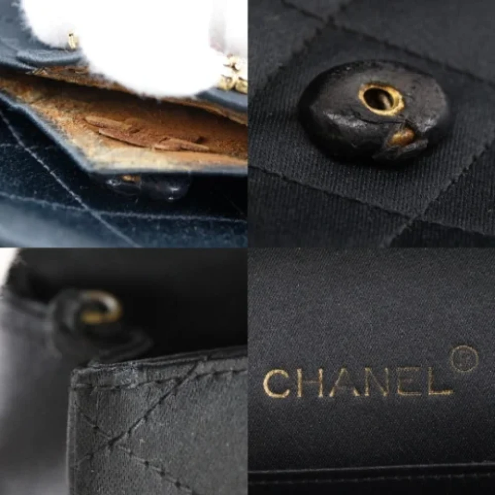 Chanel Vintage Pre-owned Satin chanel-bags Black Dames