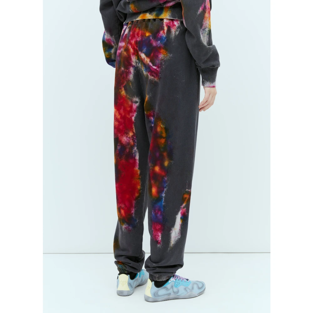 Aries Track Pants met Grafisch Motief Gray Dames