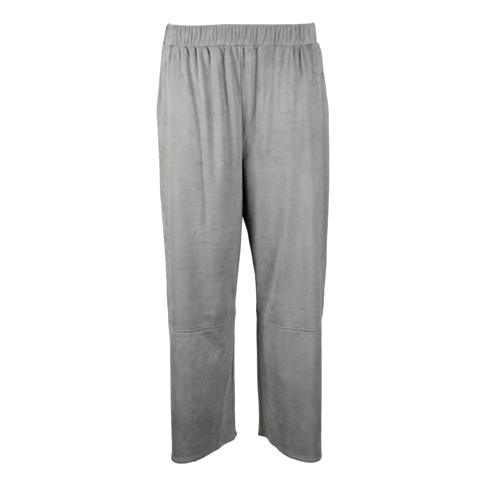 Max Mara Vrijetijdspolyesterbroek Gray Dames