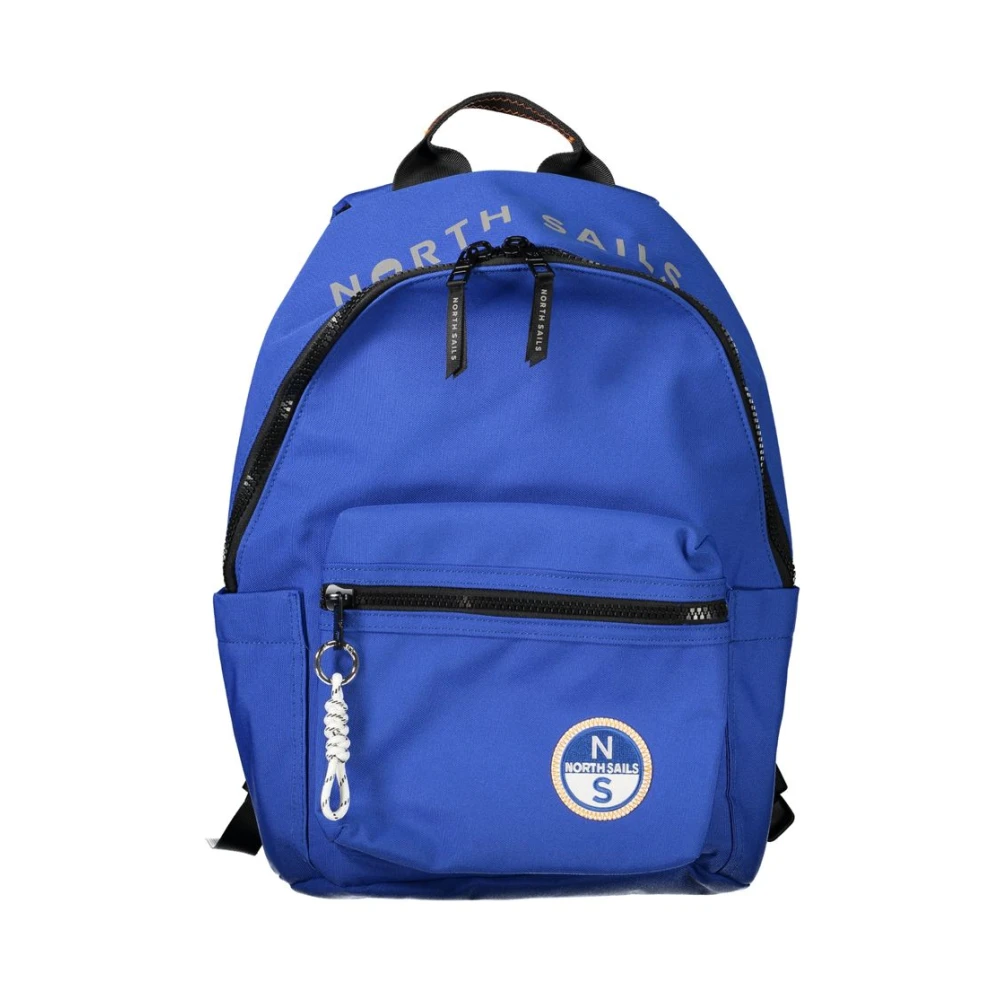North Sails Men's Blue Backpacks, One Size, Polyester Backpack With Laptop Compartt