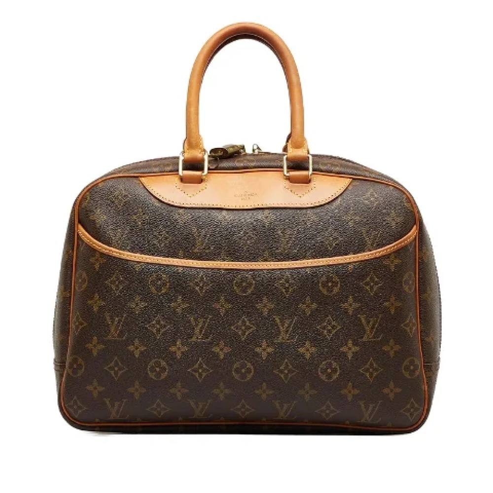 Louis Vuitton Vintage Pre-owned Canvas handbags Brown Dames