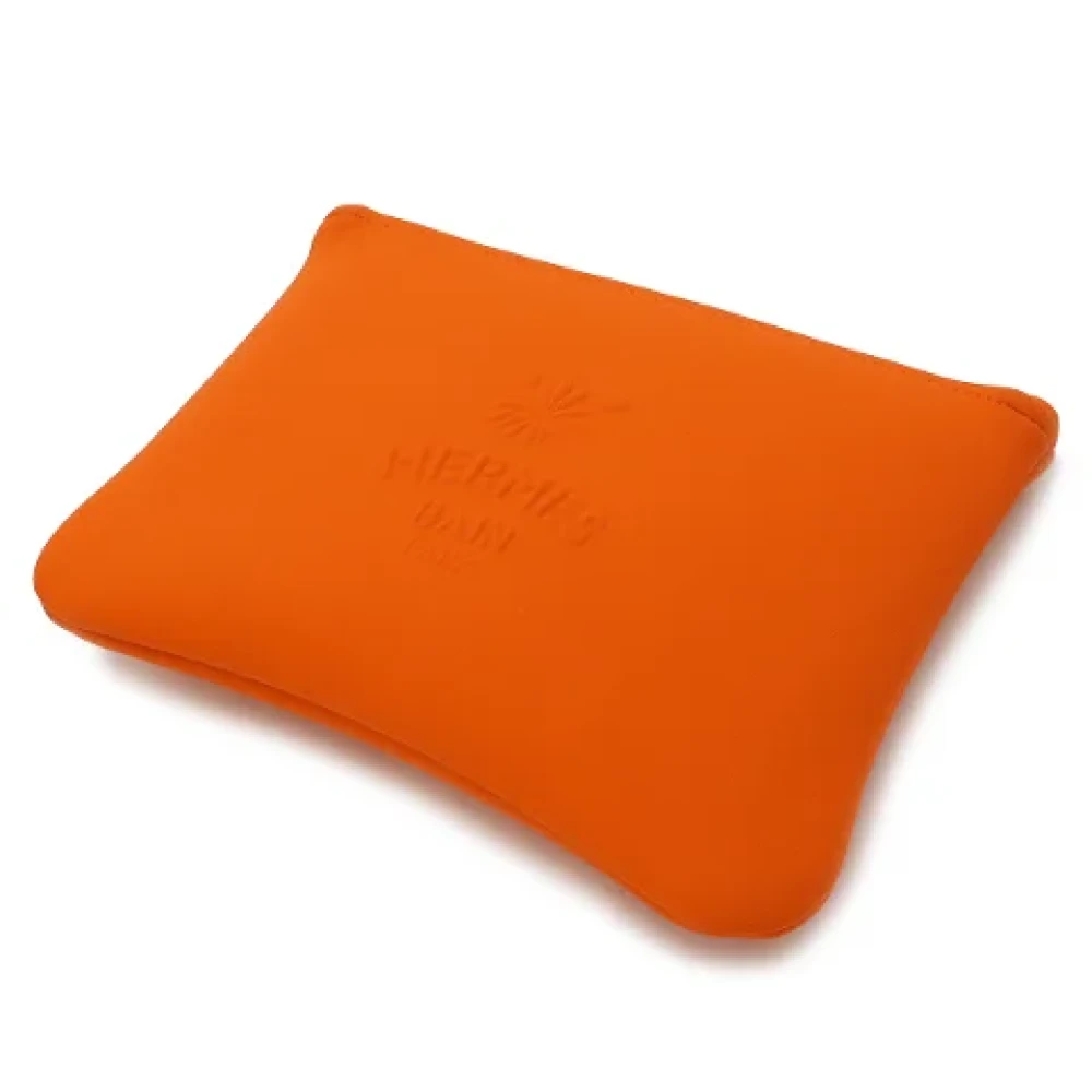 Hermès Vintage Pre-owned Canvas clutches Orange Dames