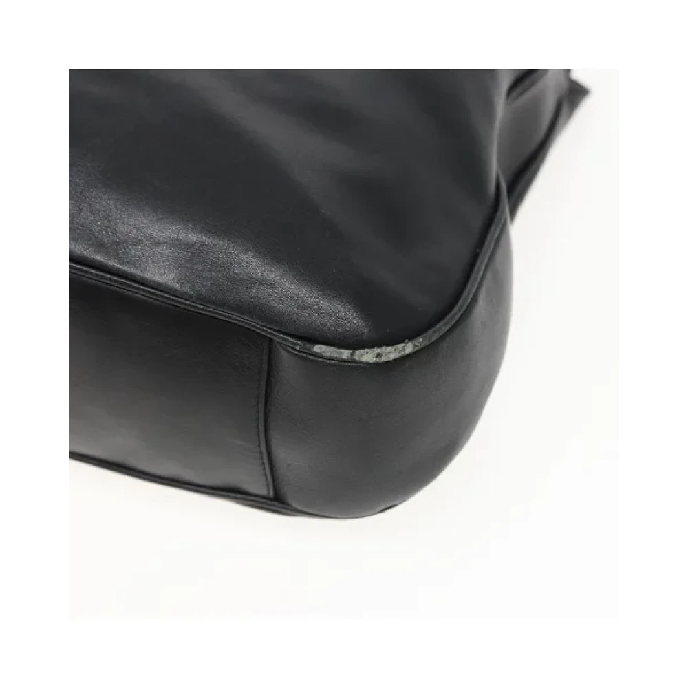 Gucci Vintage Pre-owned Leather handbags Black Dames