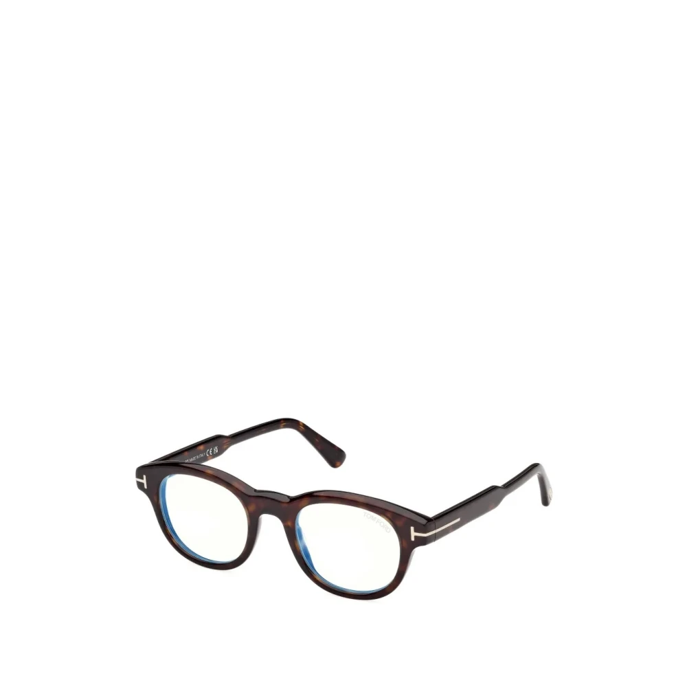 Tom Ford Men's Brown Glasses, 47 Mm, Pantos Optical Frame