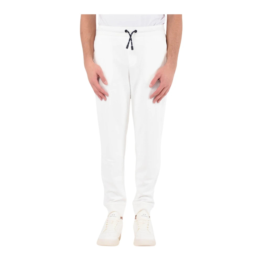 Armani Exchange Sweatpants White Heren