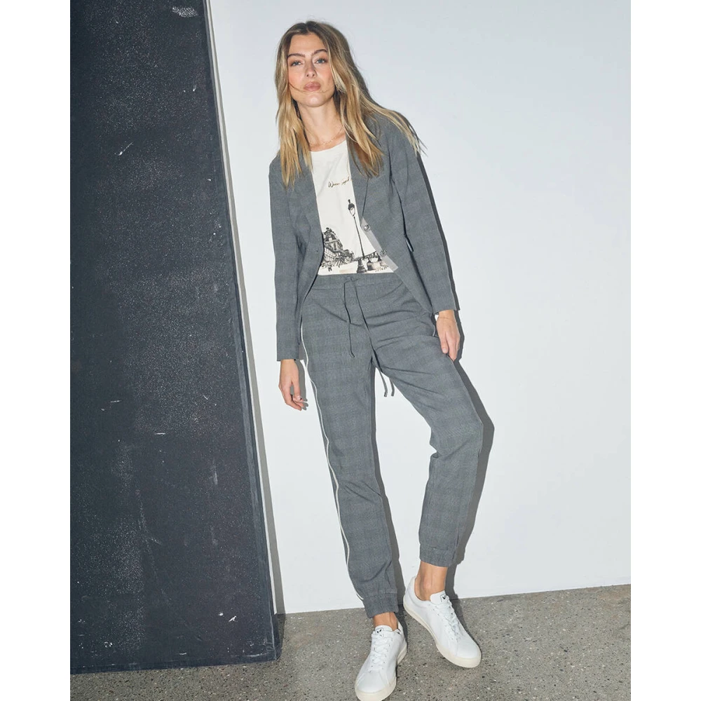 MOS MOSH Lacie Kimi Pant Gray Dames