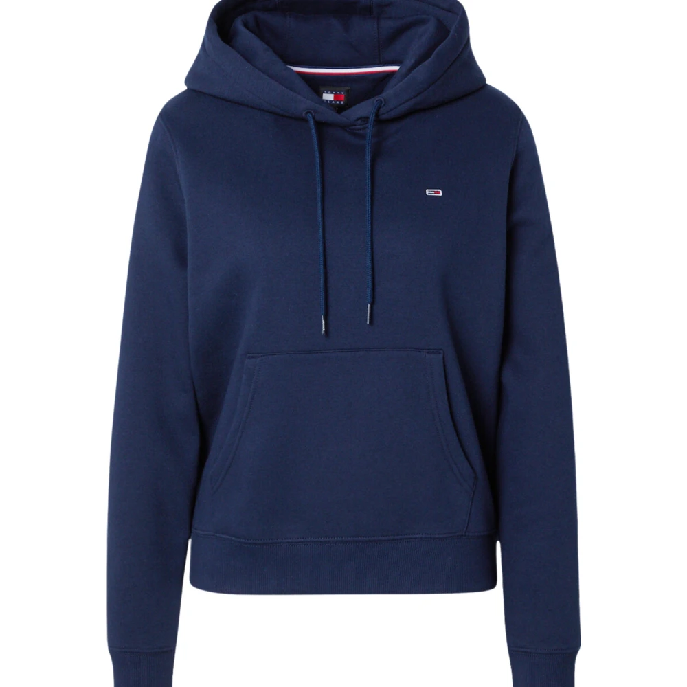 Tommy Hilfiger Blauwe hoodie met trekkoord Blue Dames