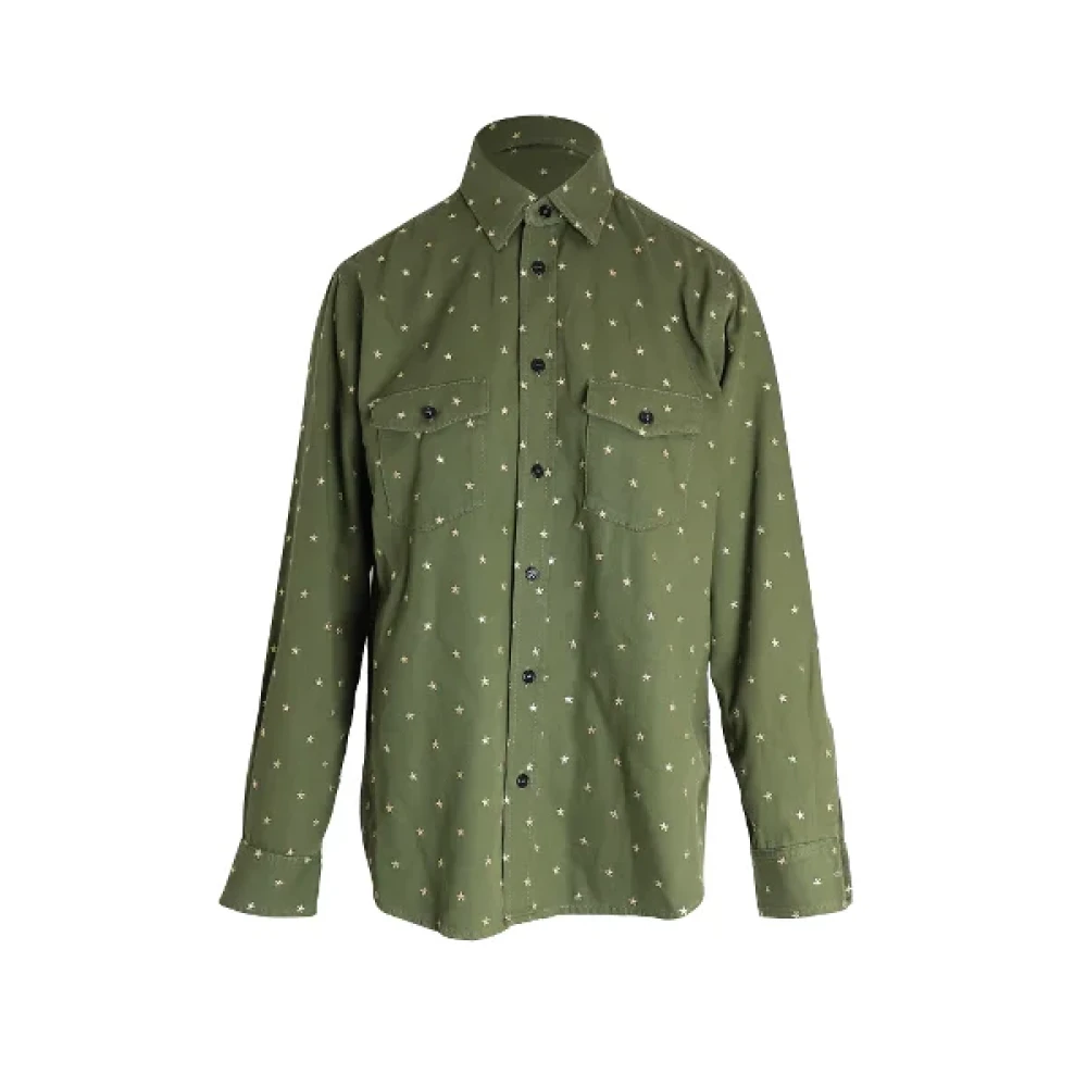 Saint Laurent Vintage Pre-owned Cotton tops Green Dames