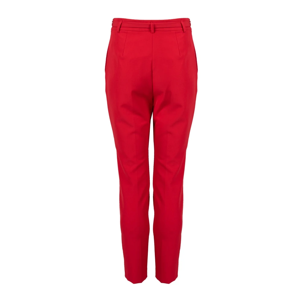 Liu Jo Elegante Slim Fit Broek Red Dames