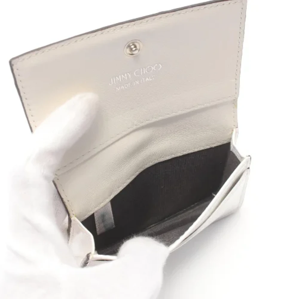 Jimmy Choo Pre-owned Leather wallets White Dames