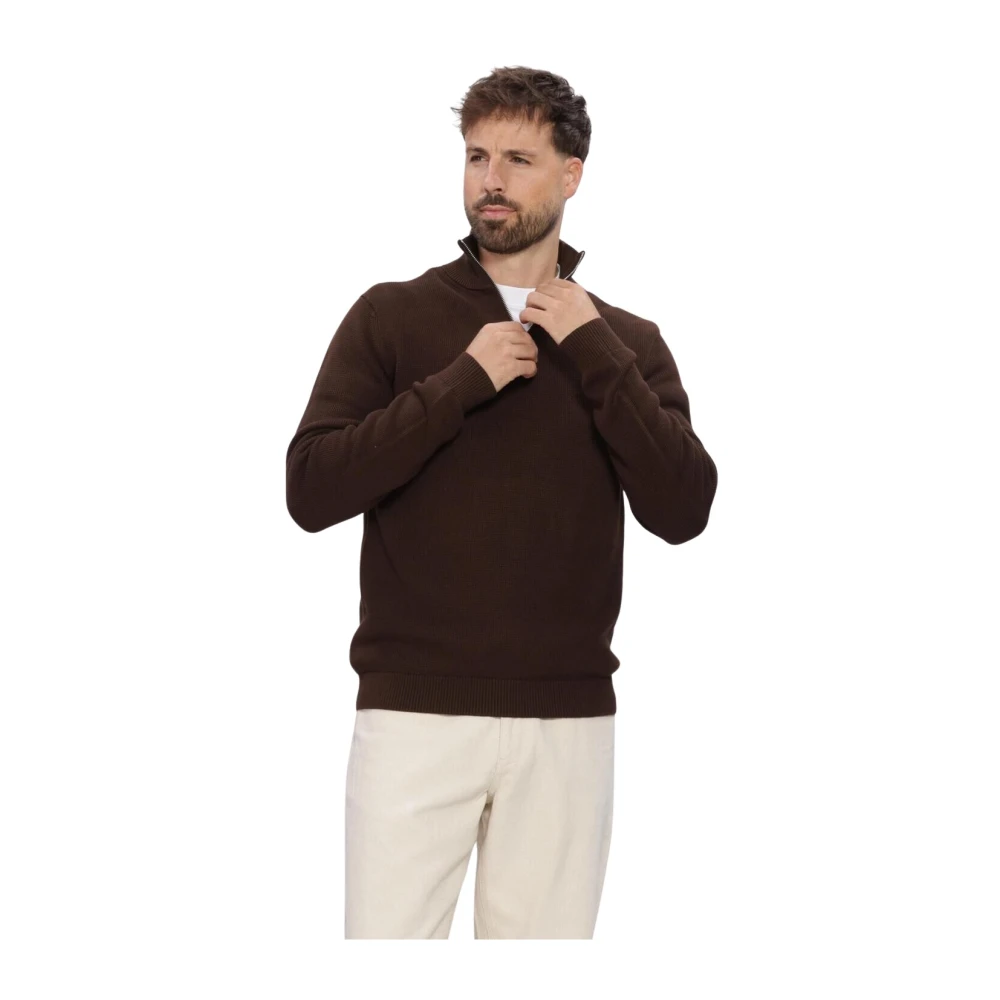Selected Homme , Herren, Strickwaren, Braun, 2XL - Bild 5
