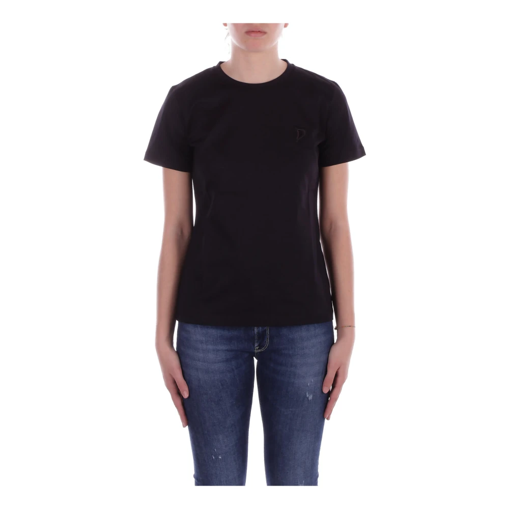 Dondup - Tops > T-Shirts - Black - Dondup - Modalova