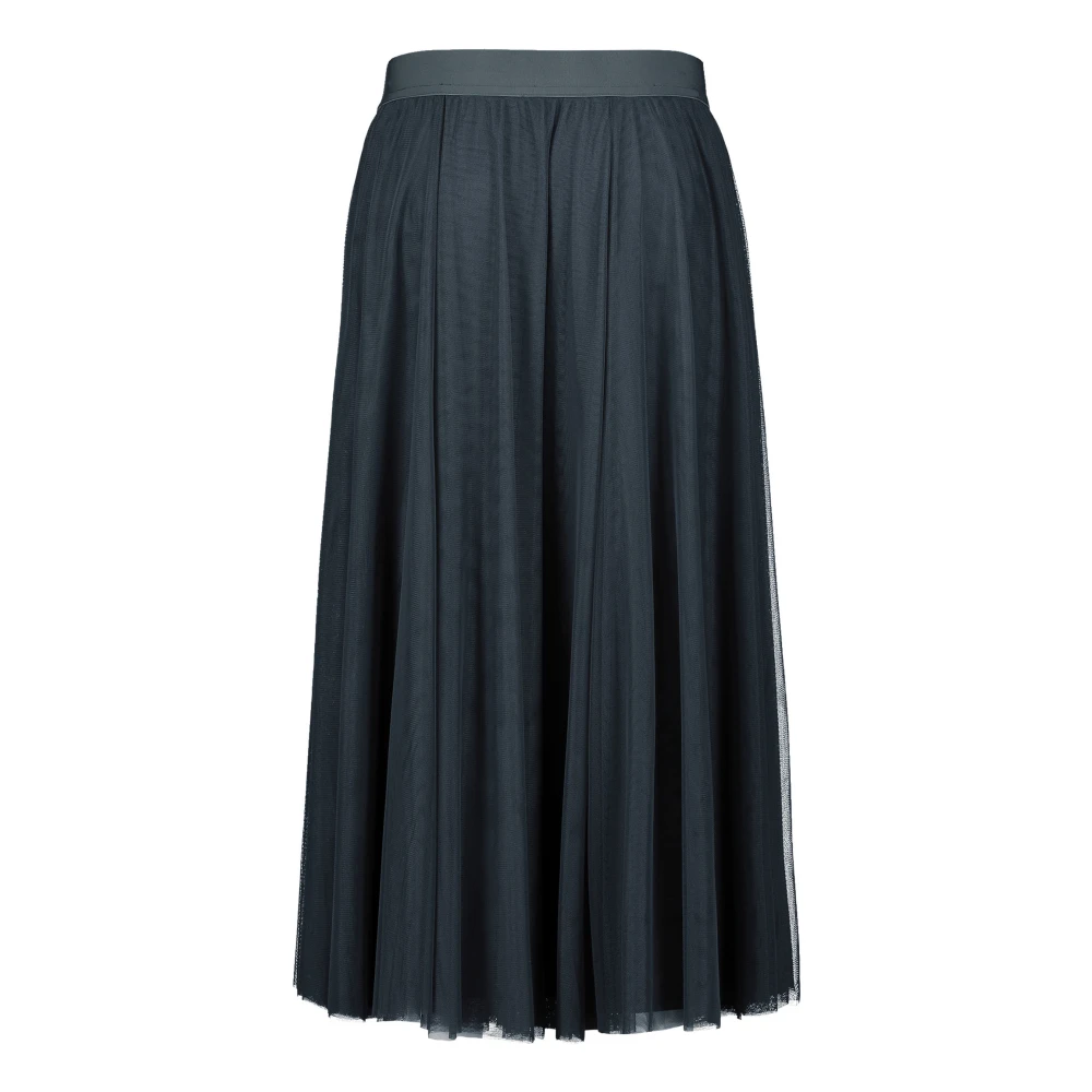 Vera Mont Gelaagde Tule Rok Glamour Stijl Gray Dames