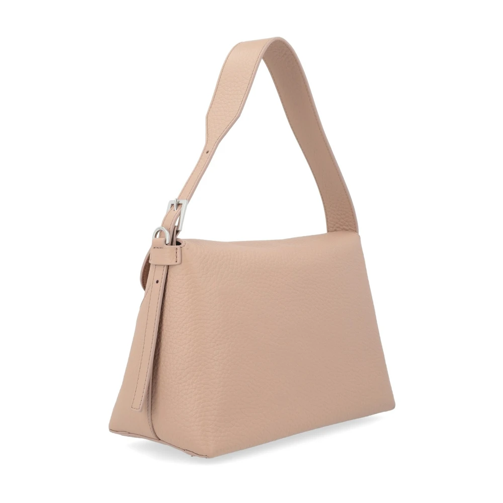 Orciani Zachte Cameo Handtas Brown Dames