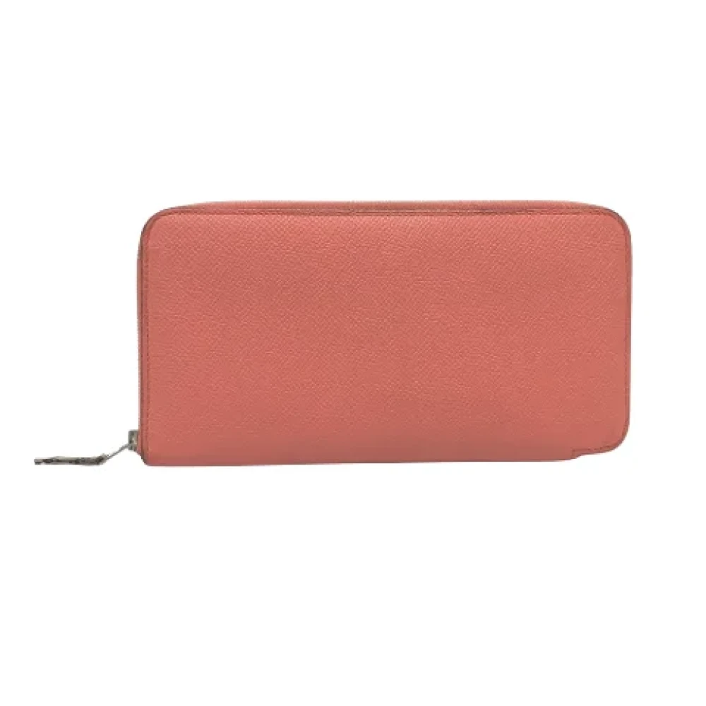 Hermès Vintage Pre-owned Leather wallets Pink Dames