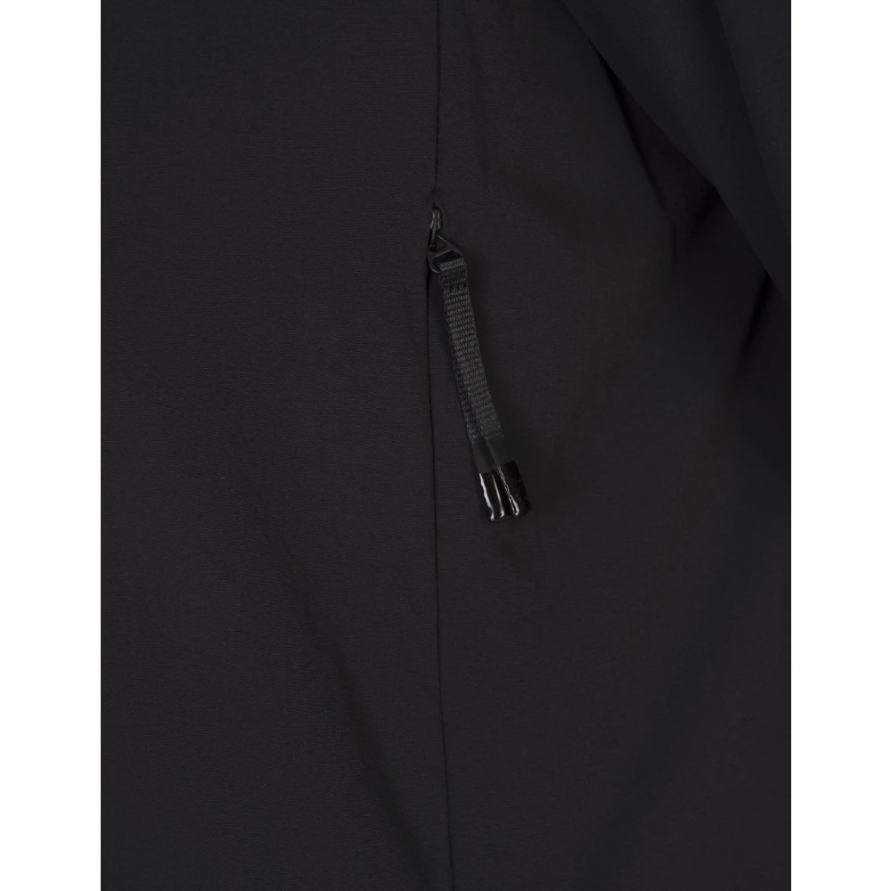 Moncler Zwarte Omkeerbare Donsjas Larcher Black Heren