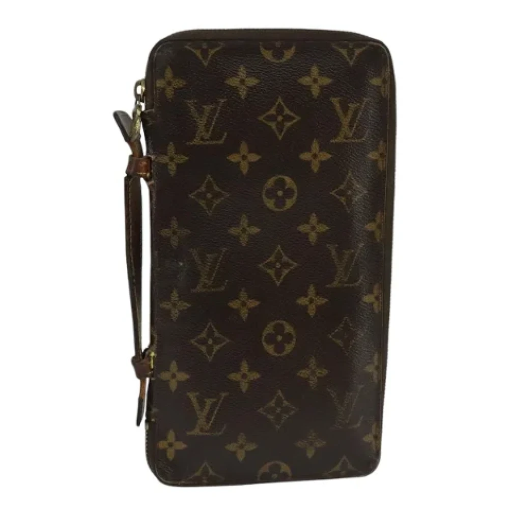 Louis Vuitton Vintage Pre-owned Canvas wallets Brown Dames