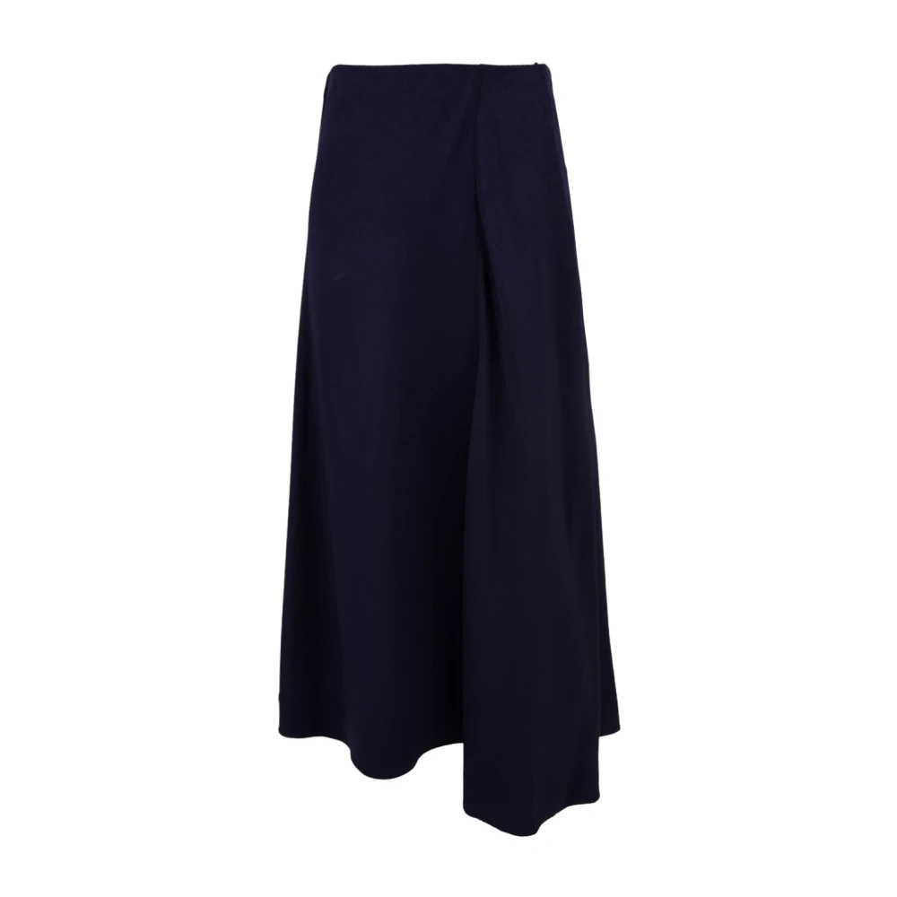 Aspesi Navy Skirt Ws04 G461 Blue Dames