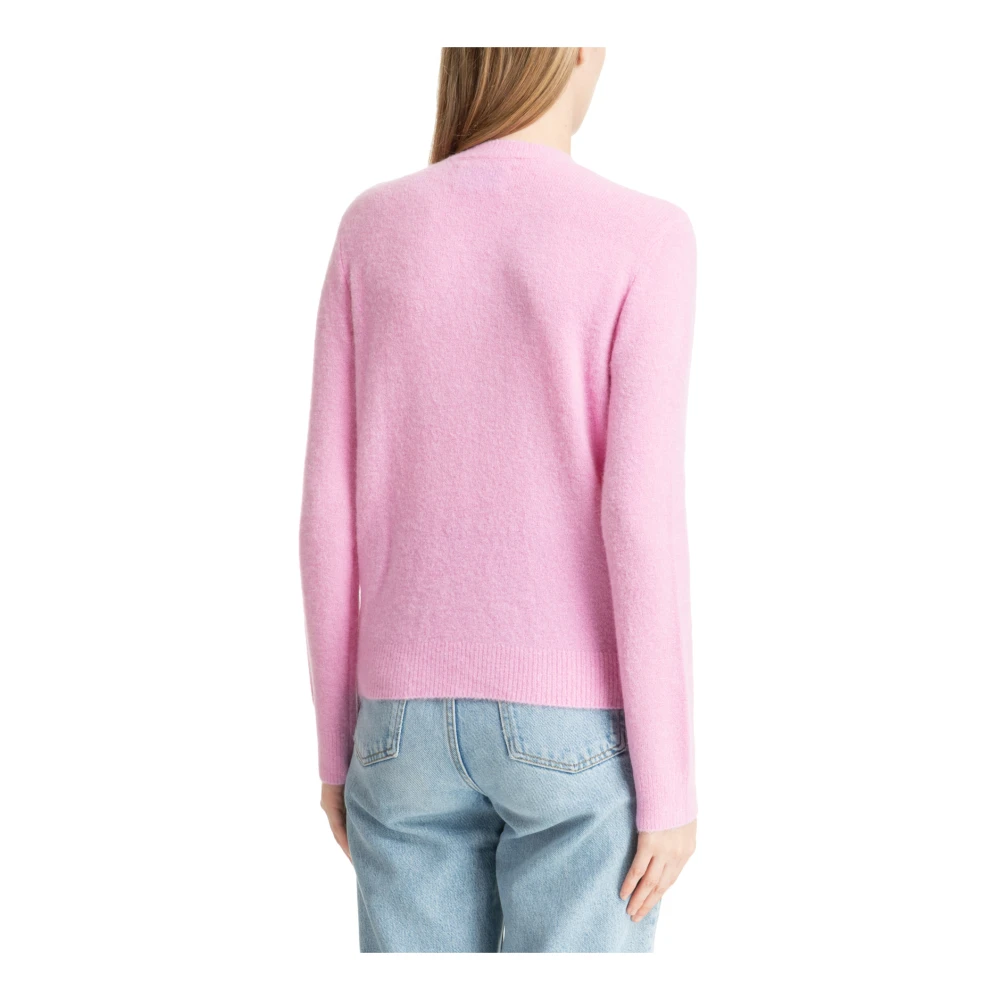 MC2 Saint Barth Abstract Multicolor Logo Sweater Pink Dames