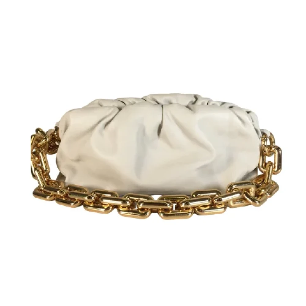 Bottega Veneta Vintage Pre-owned Leather shoulder-bags White Dames