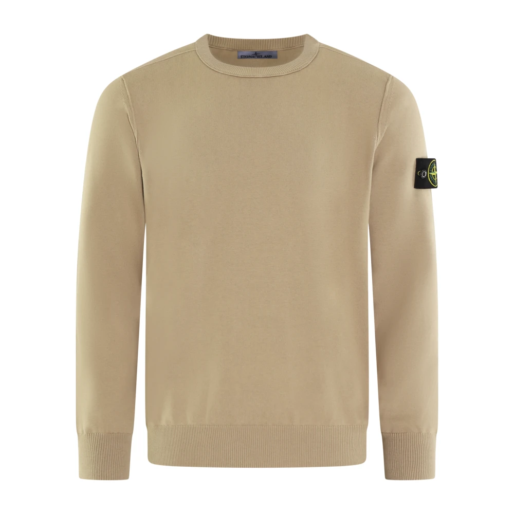 Stone Island Crew Neck Sweater Brown Heren