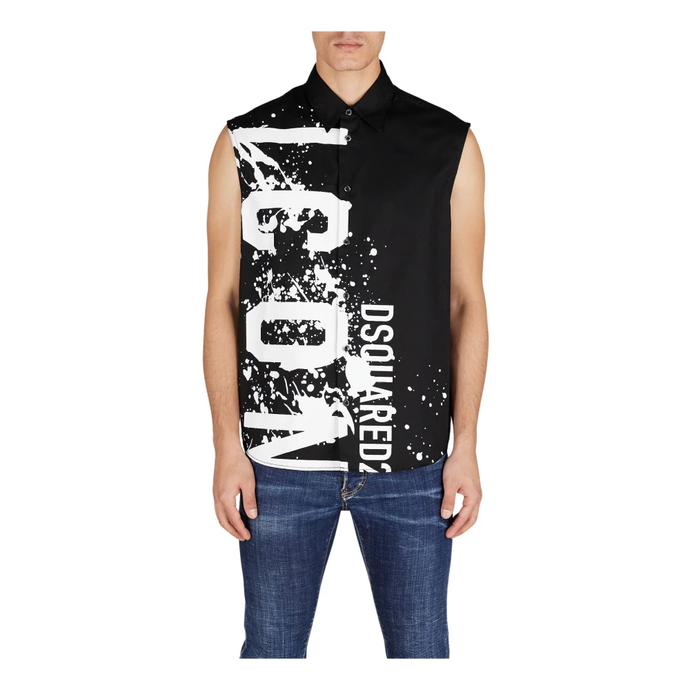 Dsquared2 Short Sleeve Shirts Multicolor Heren