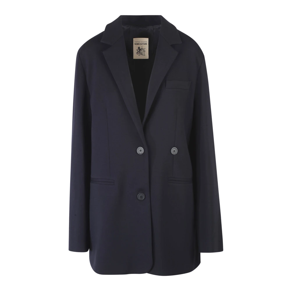 Semicouture Maya Jack in Trendy Stijl Blue Dames