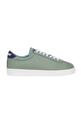 green-and-white-leather-sneakers
