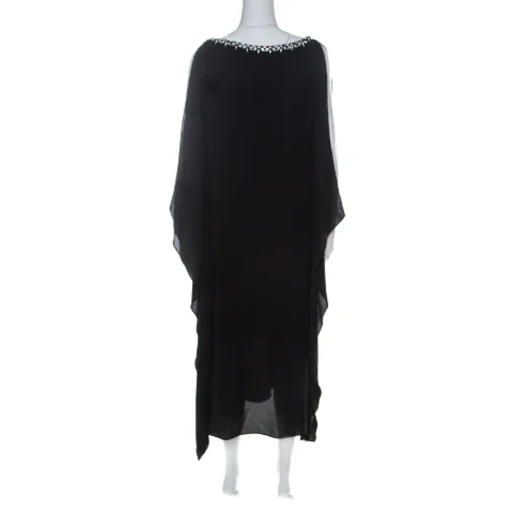 Michael Kors Pre-owned Silk dresses Black Dames