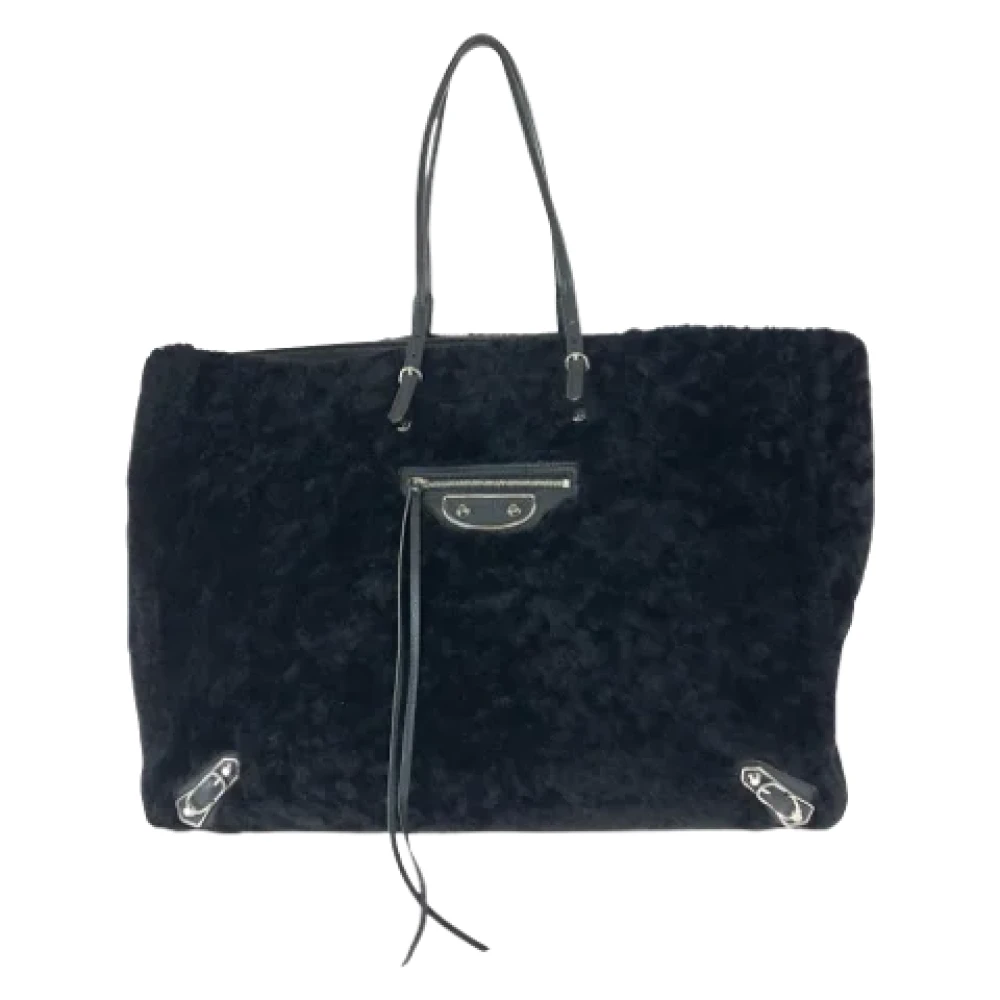 Balenciaga Vintage Pre-owned Leather balenciaga-bags Black Dames