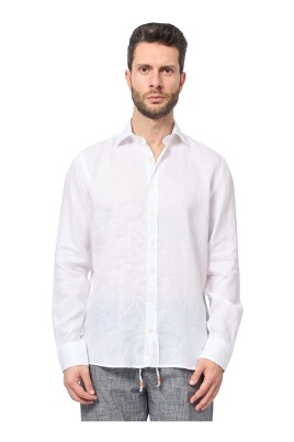 chemise-blanche-en-lin-classique