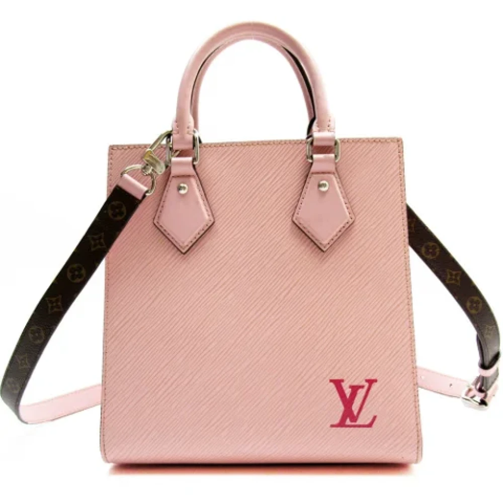 Louis Vuitton Vintage Pre-owned Leather handbags Pink Dames