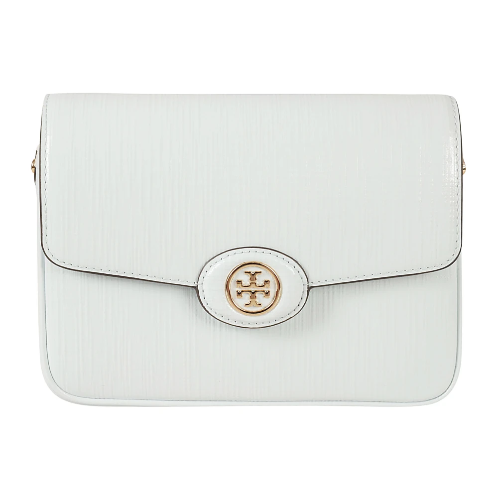 TORY BURCH Crosshatched Convertible Schoudertas Blue Dames