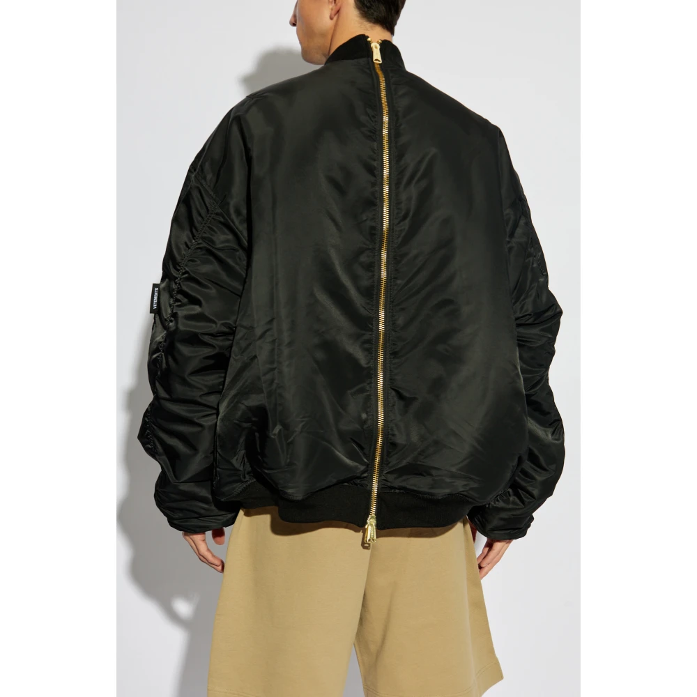Vetements 'Bomber' jack Black Heren