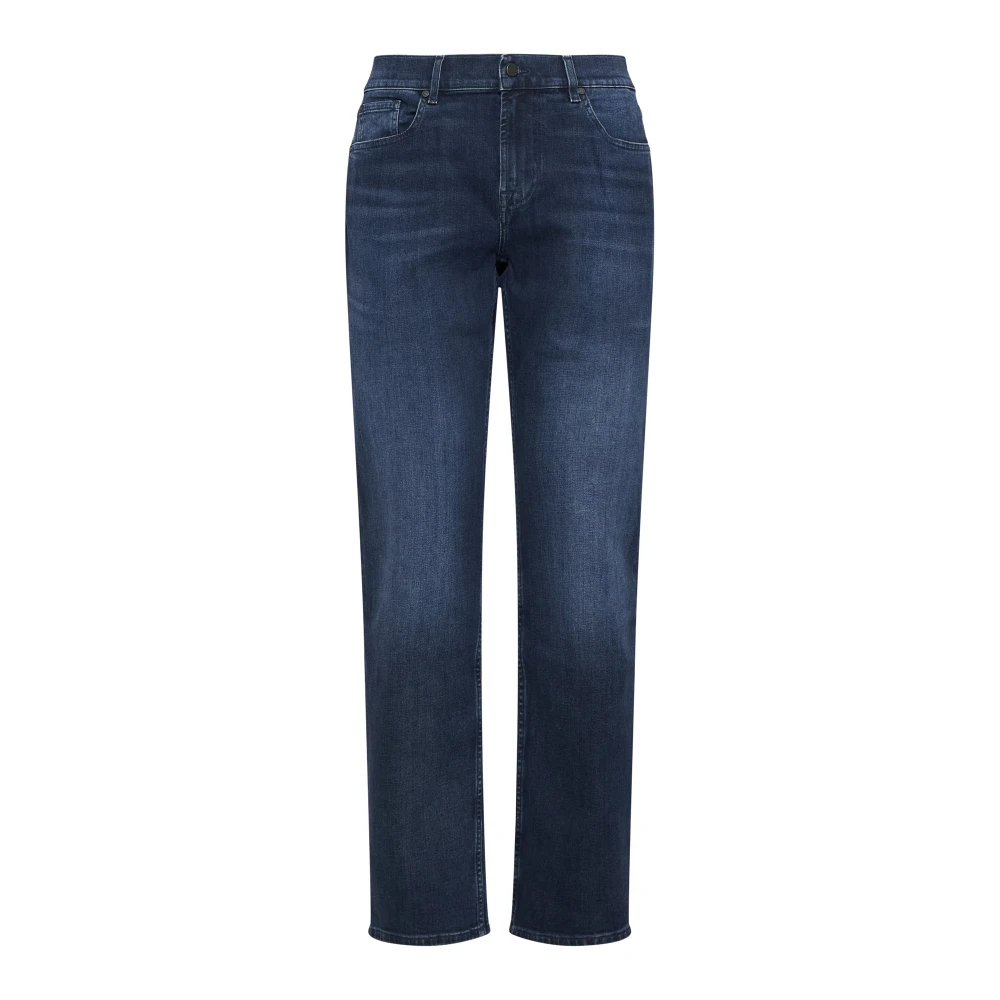 7 For All Mankind Blauwe Denim Jeans Blue Heren