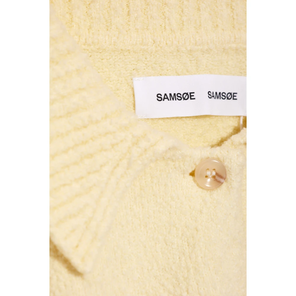 Samsøe Saagathe polo sweater Yellow Dames