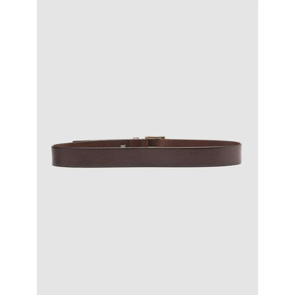 Officine Creative Stijlvolle leren riem voor mannen Brown Heren