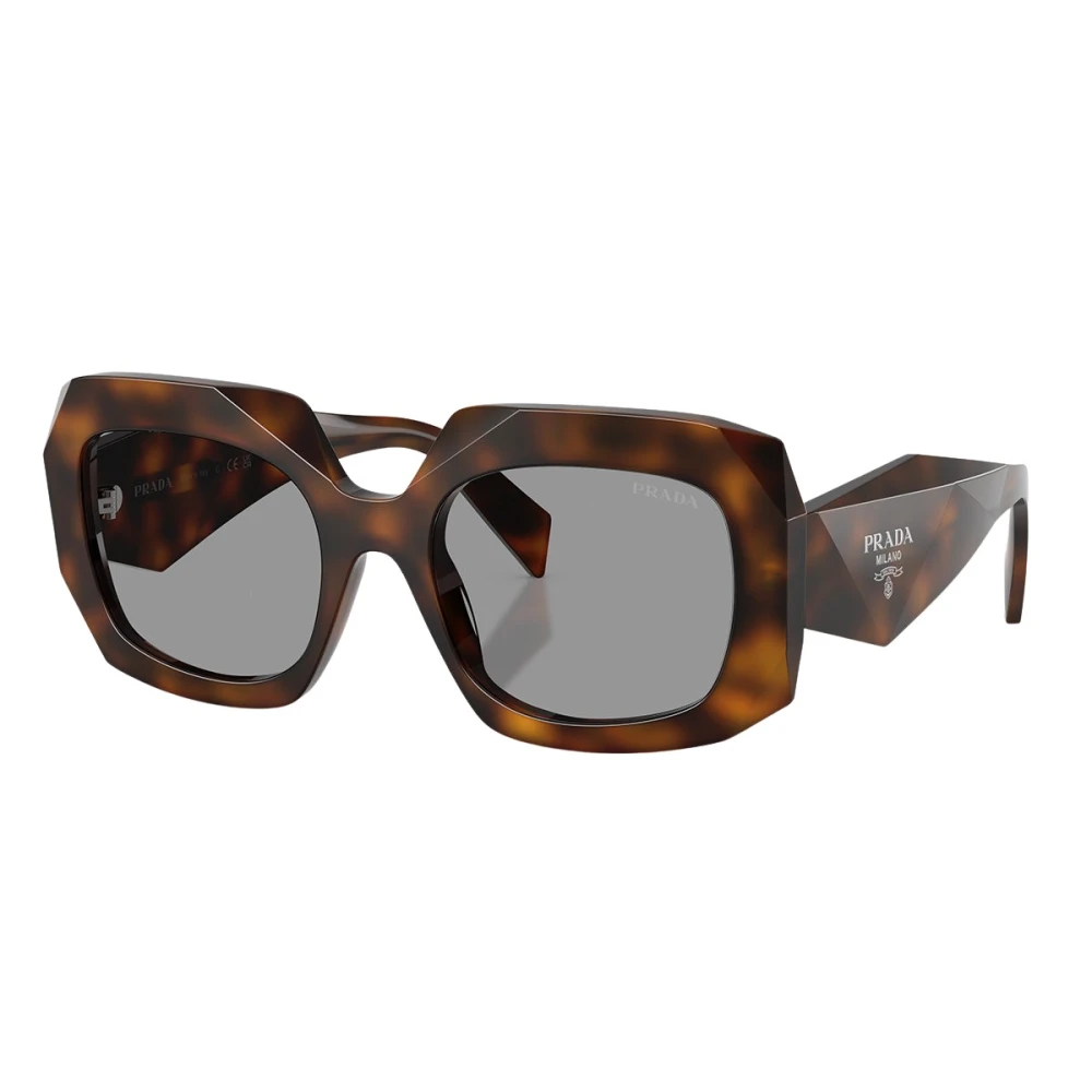 Prada Woman Sunglass PR B23S - Frame color: Juniper Tortoise, Lens color: Grey - Image 3