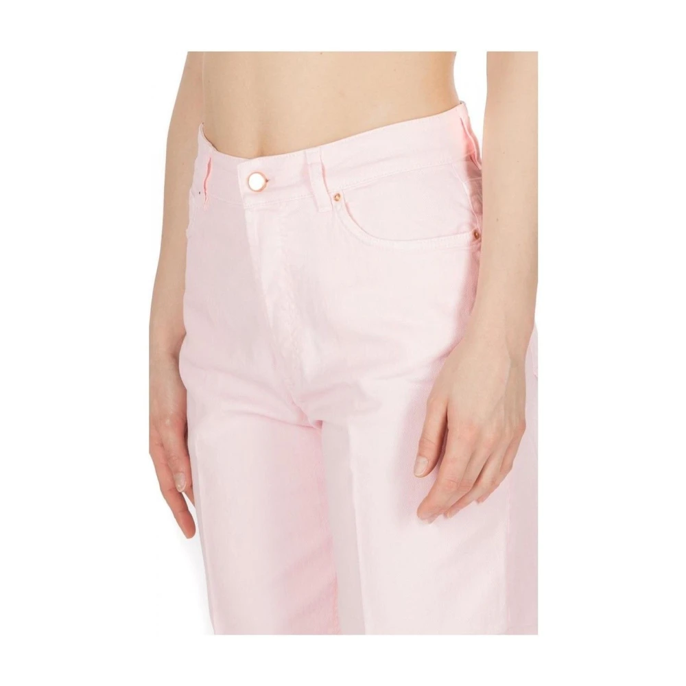 Don The Fuller Cropped Jeans Pink Dames