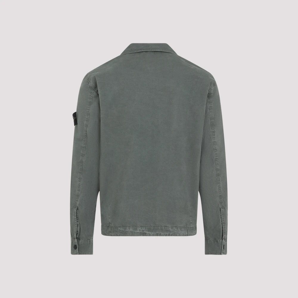 Stone Island Groen Casual Shirt voor Mannen Green Heren