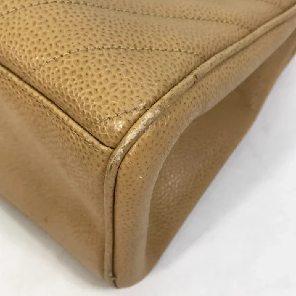 Chanel Vintage Pre-owned Leather chanel-bags Brown Dames